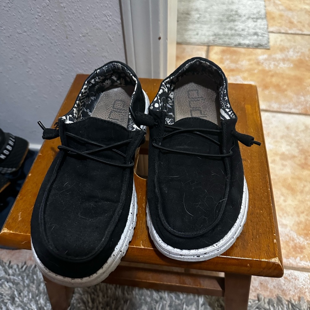 Hey Dude Black Sneakers